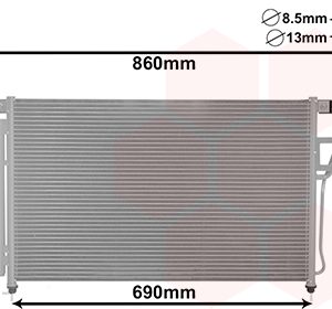 Condensator climatizare VAN WEZEL 82005175 – imagine produs