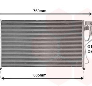 Condensator climatizare VAN WEZEL 82005178 – imagine produs