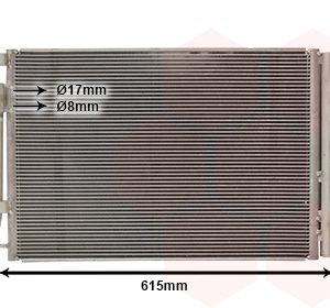 Condensator climatizare VAN WEZEL 82005269 – imagine produs