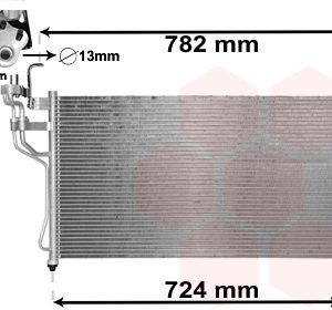 Condensator climatizare VAN WEZEL 82005315 – imagine produs