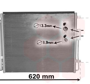 Condensator climatizare VAN WEZEL 82005343 – imagine produs