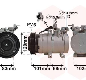 Compresor climatizare VAN WEZEL 8200K123 – imagine produs