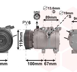 Compresor climatizare VAN WEZEL 8200K341 – imagine produs