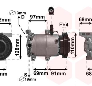Compresor climatizare VAN WEZEL 8200K412 – imagine produs