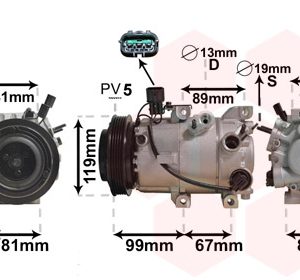 Compresor climatizare VAN WEZEL 8200K414 Compresor climatizare VAN WEZEL 8200K414 – imagine produs
