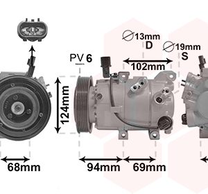 Compresor climatizare VAN WEZEL 8200K442 – imagine produs