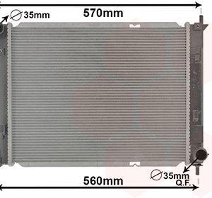 Radiator racire motor VAN WEZEL 82012711 Radiator racire motor VAN WEZEL 82012711 – imagine produs