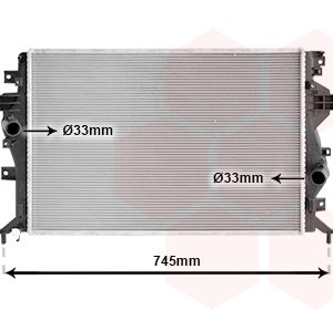 Radiator racire motor VAN WEZEL 82012720 – imagine produs