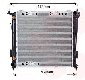 Radiator racire motor VAN WEZEL 82012730 – imagine produs