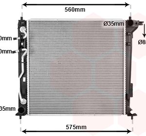 Radiator racire motor VAN WEZEL 82012731 – imagine produs