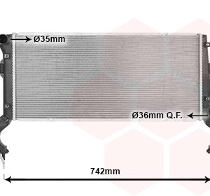 Radiator racire motor VAN WEZEL 82012735 – imagine produs