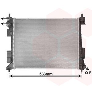 Radiator racire motor VAN WEZEL 82012751 – imagine produs