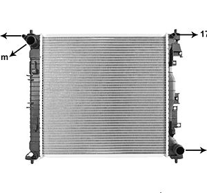 Radiator racire motor VAN WEZEL 82012754 Radiator racire motor VAN WEZEL 82012754 – imagine produs