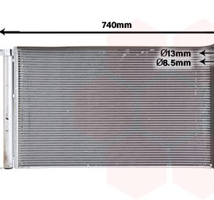 Condensator climatizare VAN WEZEL 82015598 – imagine produs
