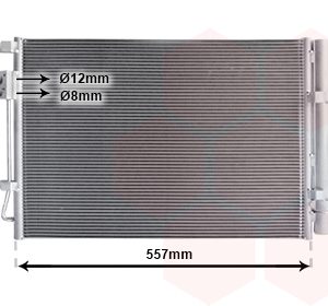 Condensator climatizare VAN WEZEL 82015700 – imagine produs