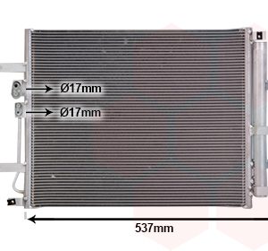 Condensator climatizare VAN WEZEL 82015748 – imagine produs