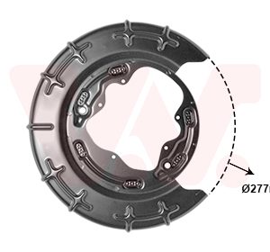 Protectie stropire disc frana VAN WEZEL 8207374 Protectie stropire disc frana VAN WEZEL 8207374 – imagine produs