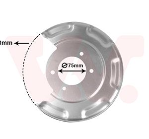 Protectie stropire disc frana VAN WEZEL 8244373 – imagine produs