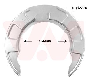 Protectie stropire disc frana VAN WEZEL 8251373 – imagine produs