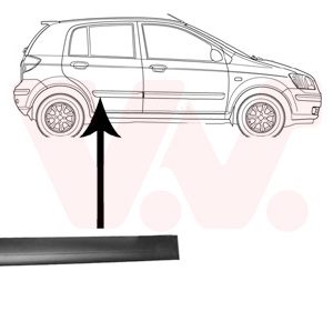 Elemente decorative / protectie portiera VAN WEZEL 8252426 – imagine produs