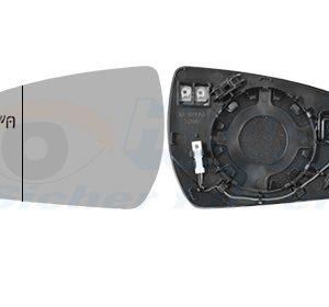 Sticla oglinda oglinda retrovizoare exterioara VAN WEZEL 8254835 – imagine produs