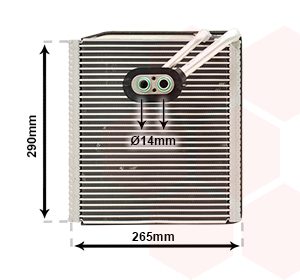 Evaporator aer conditionat VAN WEZEL 8300V294 – imagine produs