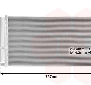 Condensator climatizare VAN WEZEL 83015711 – imagine produs