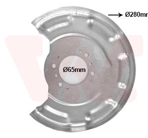 Protectie stropire disc frana VAN WEZEL 8323374 – imagine produs