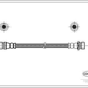 Furtun frana CORTECO 19032682 – imagine produs