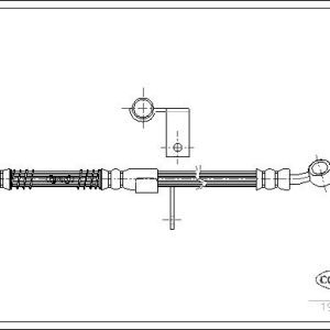 Furtun frana CORTECO 19032995 – imagine produs