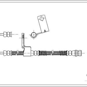 Furtun frana CORTECO 19033581 – imagine produs