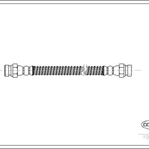 Furtun frana CORTECO 19033585 – imagine produs