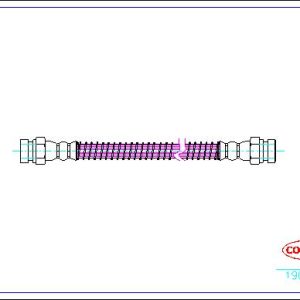 Furtun frana CORTECO 19034452 – imagine produs
