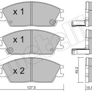 Set placute frana METELLI 22-0081-1 – HYUNDAI | AutoRival