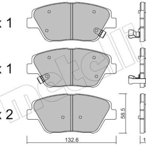 Set placute frana METELLI 22-0945-0 – HYUNDAI | AutoRival
