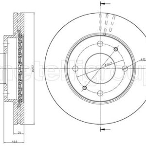 Disc frana METELLI 23-0591 – HYUNDAI | AutoRival