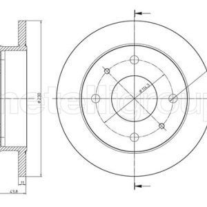 Disc frana METELLI 23-0594 – HYUNDAI | AutoRival