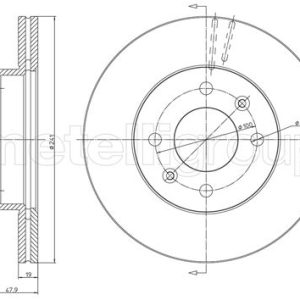 Disc frana METELLI 23-0626 – HYUNDAI | AutoRival