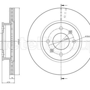 Disc frana METELLI 23-0788 – HYUNDAI | AutoRival