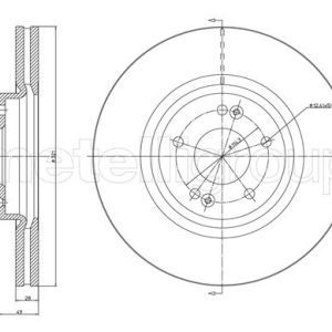 Disc frana METELLI 23-0900C – HYUNDAI | AutoRival