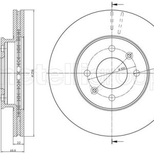 Disc frana METELLI 23-0930C – HYUNDAI | AutoRival