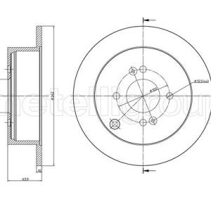Disc frana METELLI 23-0931C – HYUNDAI | AutoRival