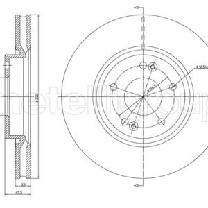 Disc frana METELLI 23-1162C – HYUNDAI | AutoRival