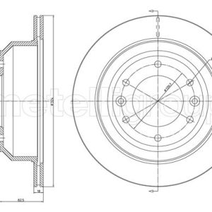 Disc frana METELLI 23-1556 – HYUNDAI | AutoRival