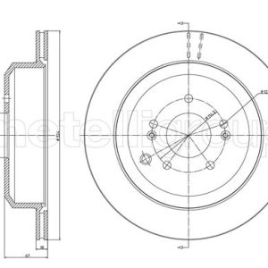 Disc frana METELLI 23-1702C – HYUNDAI | AutoRival