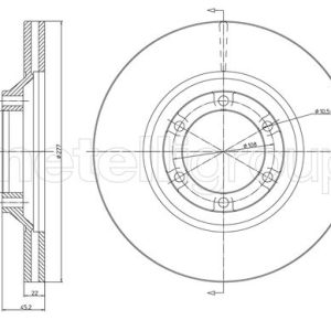 Disc frana METELLI 23-1745C – HYUNDAI | AutoRival