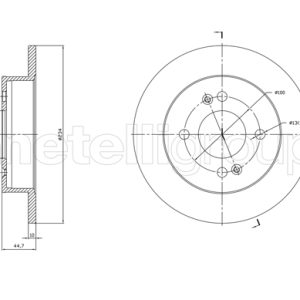 Disc frana METELLI 23-1761C – HYUNDAI | AutoRival