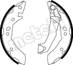 Set saboti frana METELLI 53-0168 – HYUNDAI | AutoRival