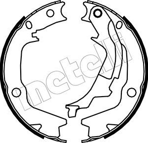 Set saboti frana frana de mana METELLI 53-0186 – HYUNDAI | AutoRival
