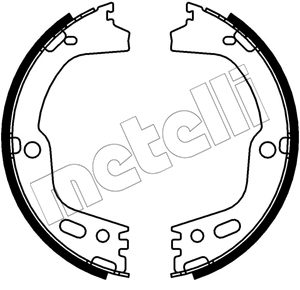 Set saboti frana frana de mana METELLI 53-0756 – HYUNDAI | AutoRival